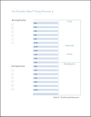 Daily Planner Sheets