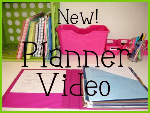 New Planner Video Button