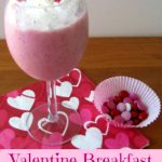 Valentine Breakfast Smoothie - The Peaceful Mom