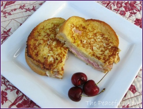 Monte Cristo With Fontina Cheese 2--The Peaceful Mom