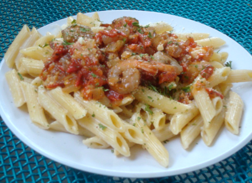 Shrimp Pasta Parmesan (Ruby Tuesday Copy Cat Recipe) - The Peaceful Mom