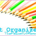 Get Organized--The Peaceful Mom