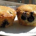 Blueberry Muffins--The Peaceful Mom-