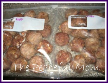 Easy Freeze Ahead Meatballs