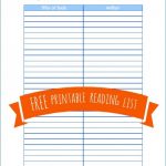 Free Printable Home School Reading List - from The Peaceful Mom -