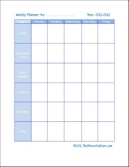 Printable Homeschool Planners The Peaceful Mom