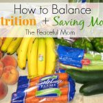 Nutrition & Saving Money