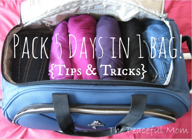 packing a carry on bag for 5 days