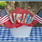 Star Spangled Pretzel Rods--The Peaceful Mom