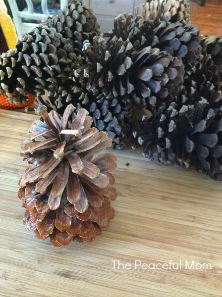 Simple & Frugal Christmas Decor: DIY Pine Cone Swag - The ...