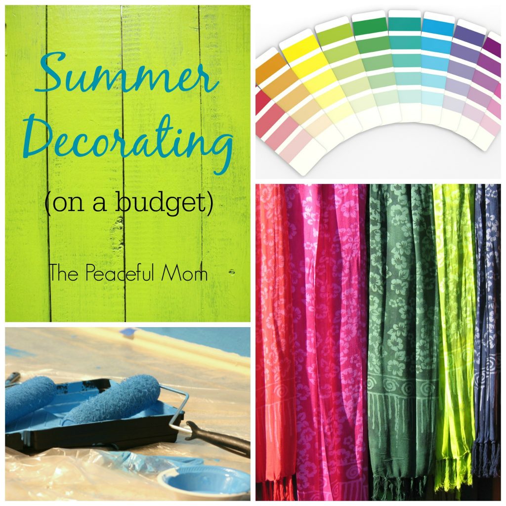 Summer Decorating on a Budget 2 - The Peaceful Mom