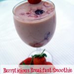Berrylicious Breakfast Smoothie - The Peaceful Mom