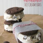 Chocolate Peppermint Ice Cream Bars