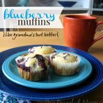 Delicious Buttery Blueberry Muffin Recipe - The Peaceful Mom
