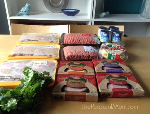 125 Budget Groceries for 6 - Walmart Meat and Grocery Items 3-13-15 -- The Peaceful Mom
