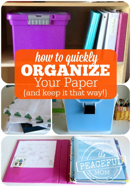 How to Organize Paperwork