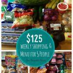125 Budget Weekly Shopping and Menu for 5 People -- The Peaceful Mom