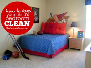 How to Organize Kids Rooms and Keep Them Clean -- The Peaceful Mom