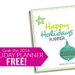 Free Happy Holidays Planner -- The Peaceful Mom
