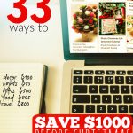 33 Ways to Save $1000 By Christmas -- The Peaceful Mom 1