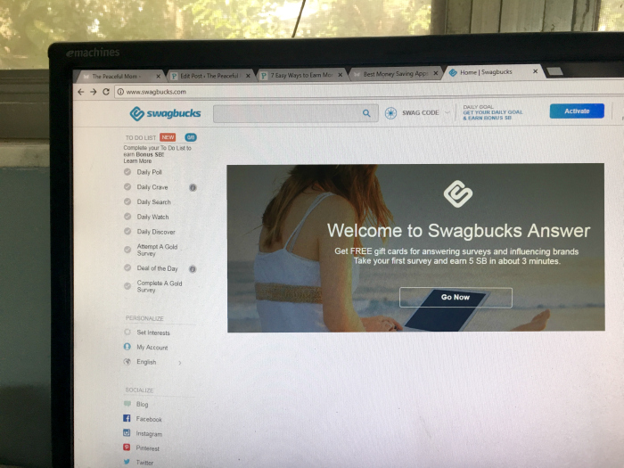 10 Easy Ways to Earn Swagbucks Fast!