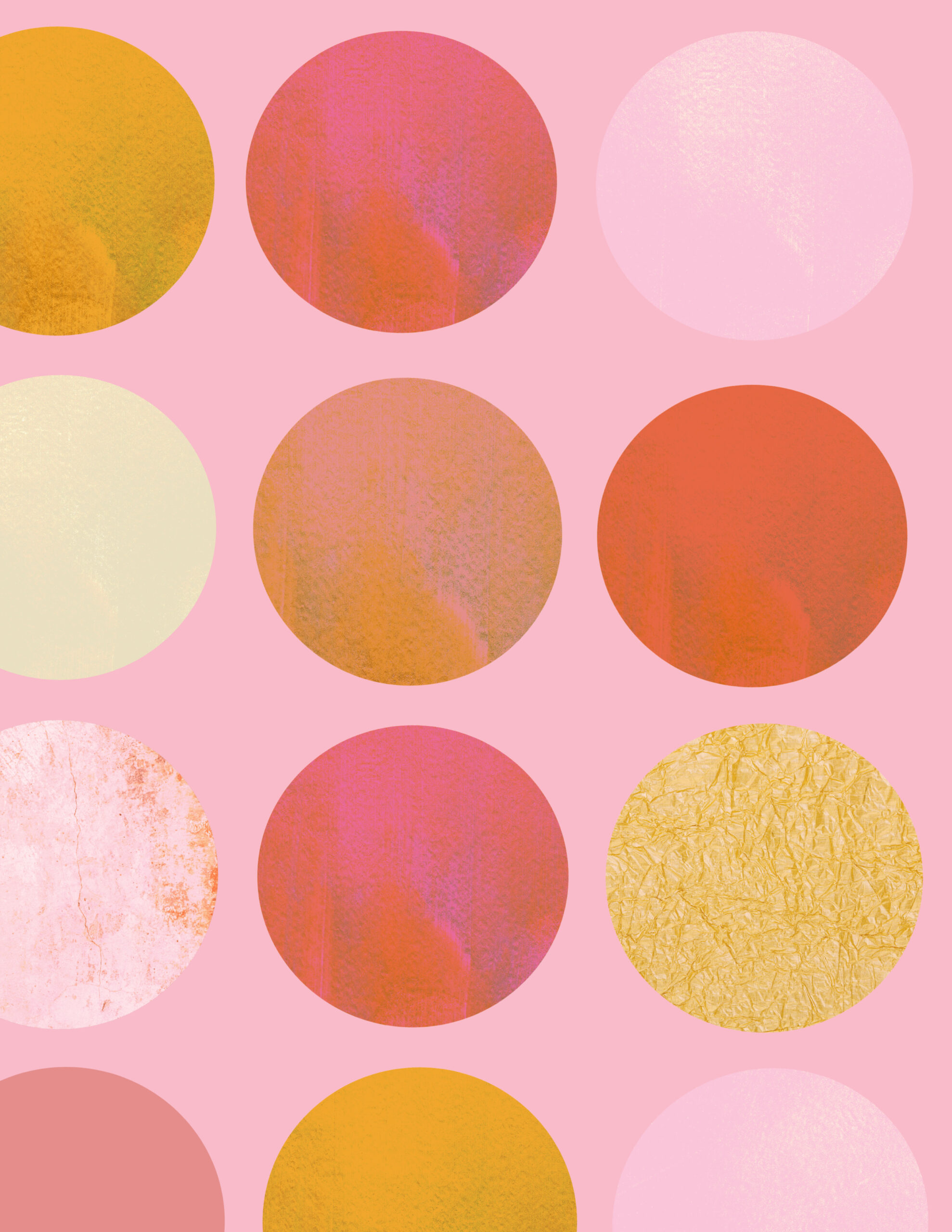 cover pink circle textures