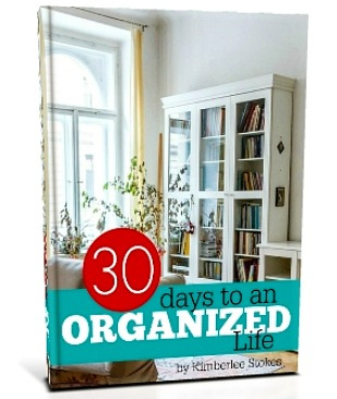 30 Days to an Organized Life 3D Book Cover B3 cropped -- The Peaceful Mom